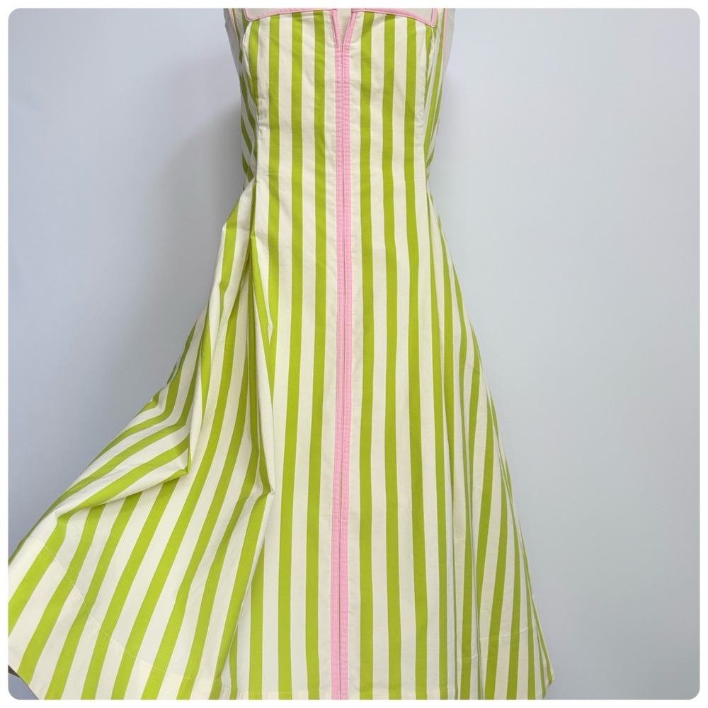 NWT Maeve  Arlette  Piped Sleeveless Notched Square-Neck Midi Dress, XL - Picture 8 of 16